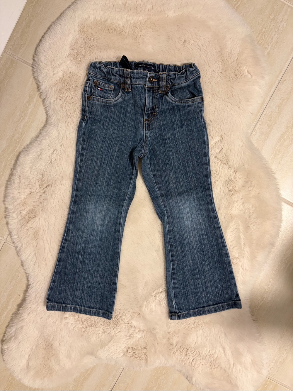 Tommy Hilfiger Girls Bootcut/Flared Denim Jeans - Size 4T